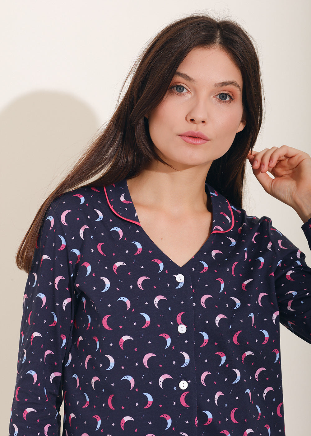 Pijama Damă Moon Bumbac